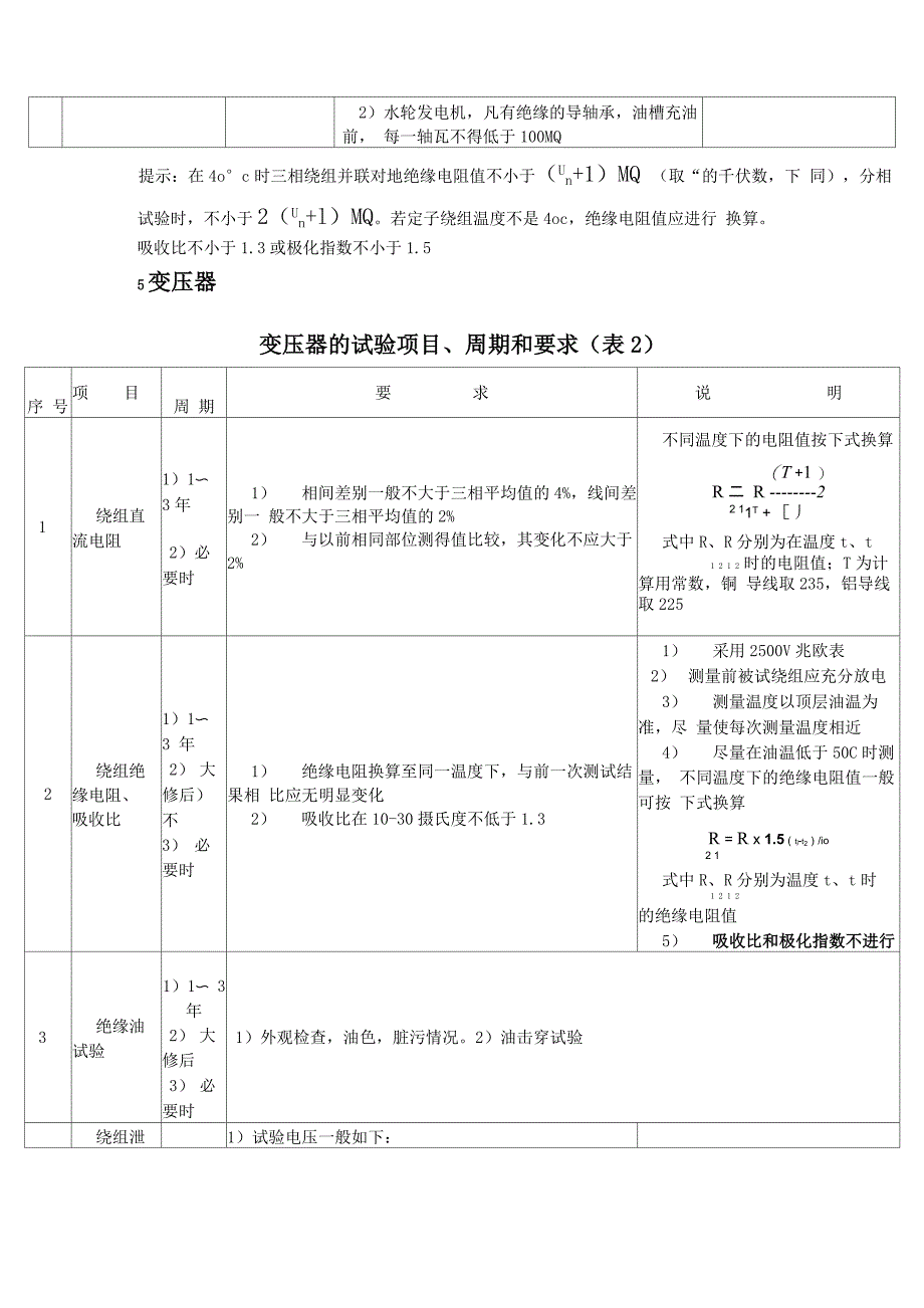 电气设备预防性试验规程_第3页