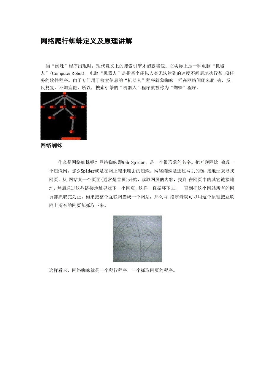 网络爬行蜘蛛定义及原理讲解_第1页