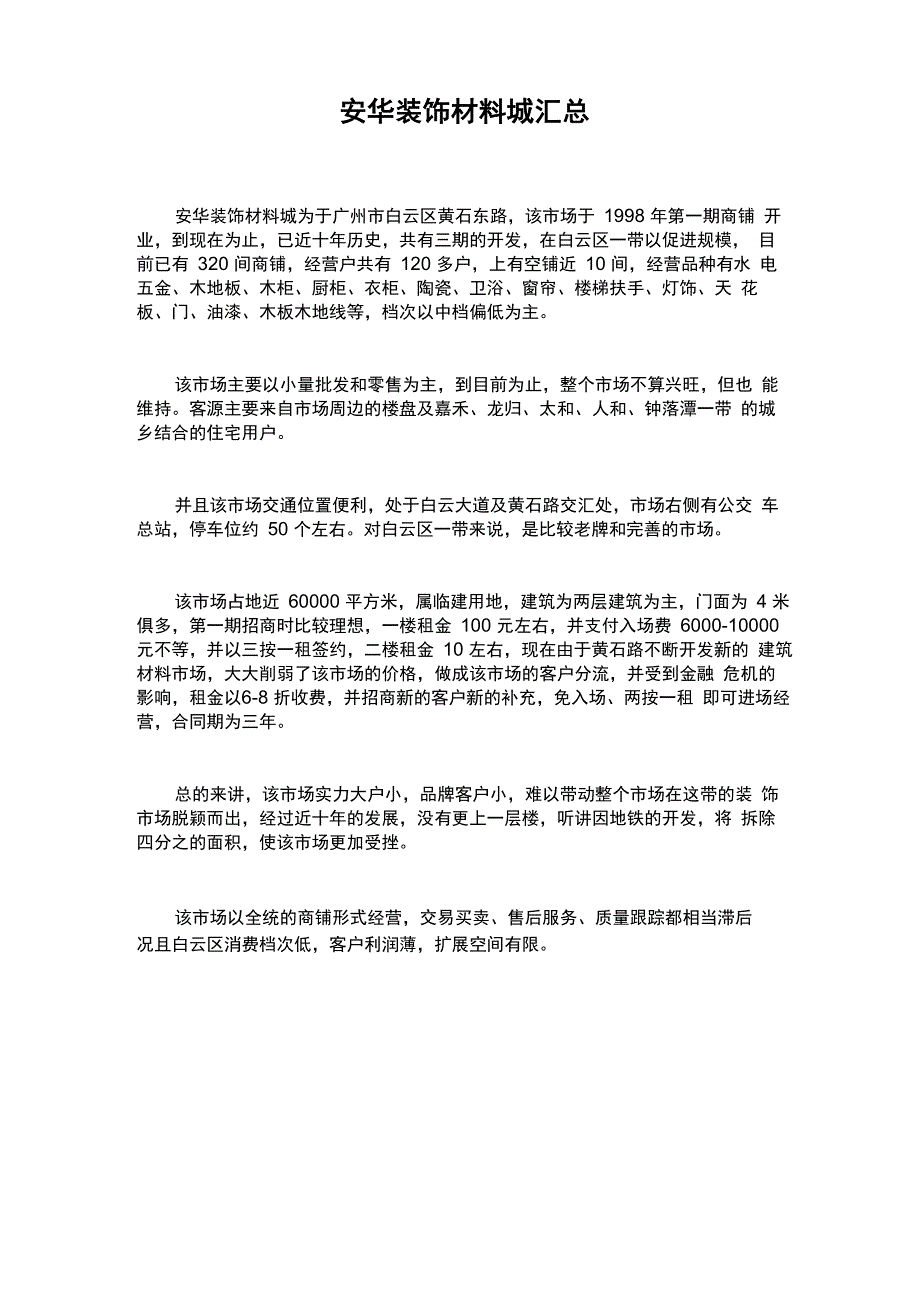 安华装饰材料城汇总_第1页