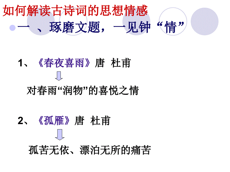 解读古诗情感_第3页