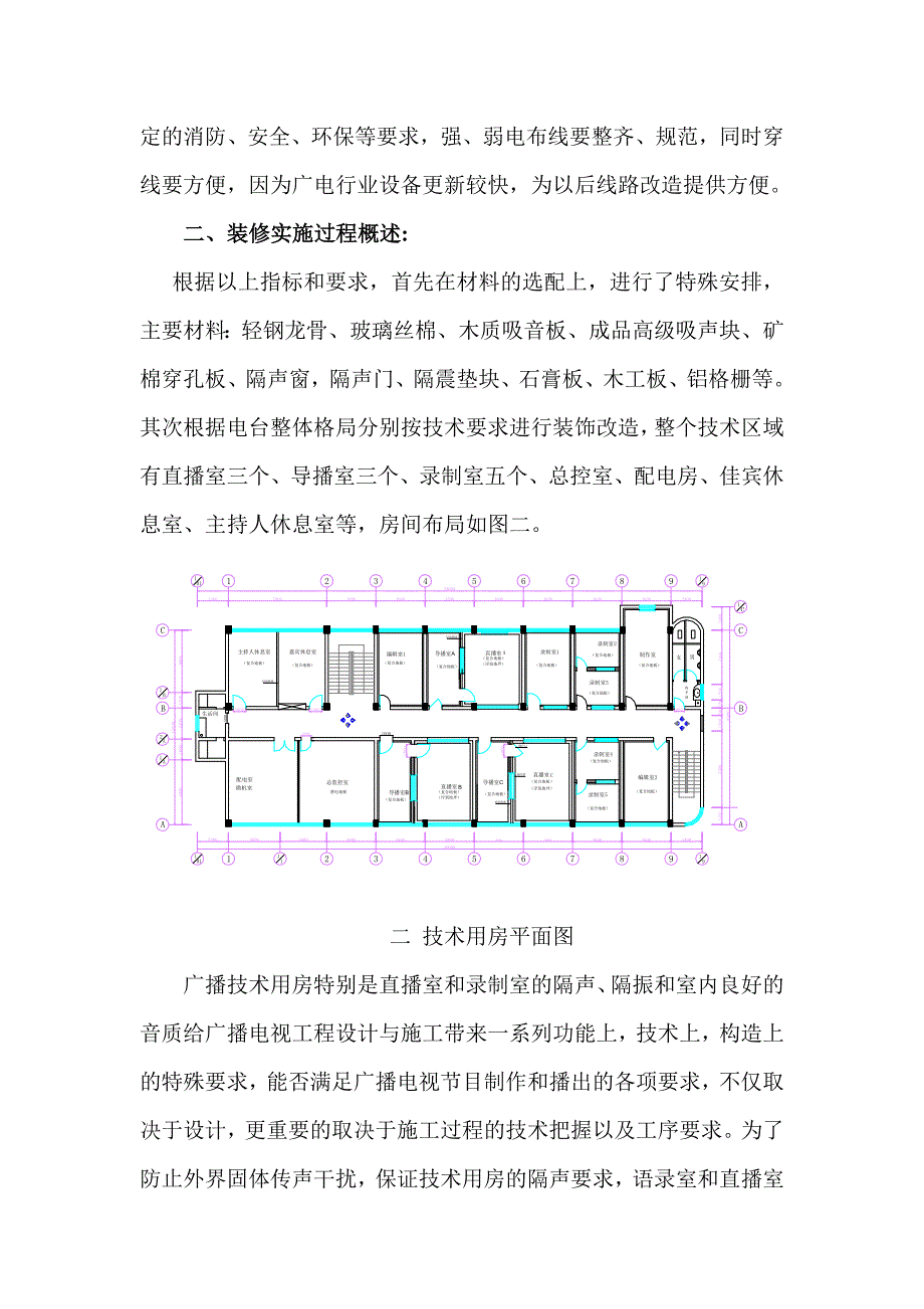 阜阳人等民广播电台技术用房声学装修_第3页