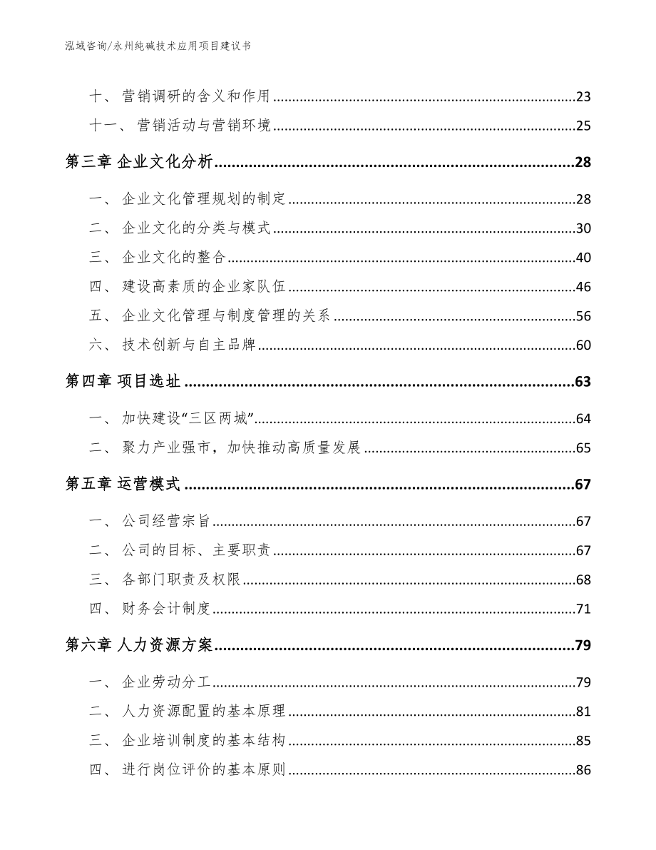 永州纯碱技术应用项目建议书_范文_第3页