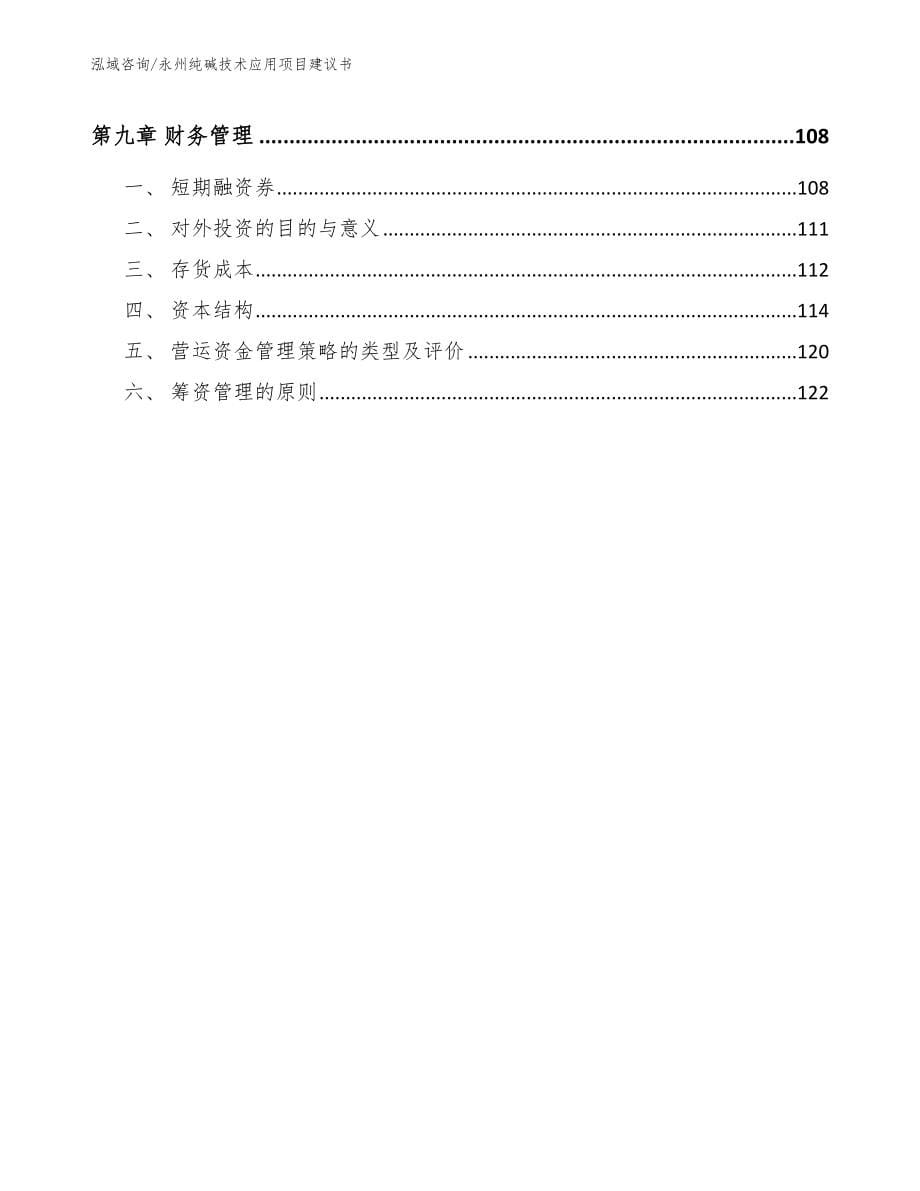 永州纯碱技术应用项目建议书_范文_第5页