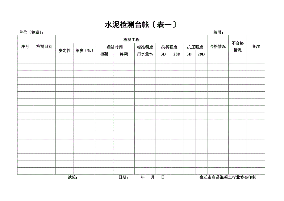 商品砼实验室常用规范表格_第2页