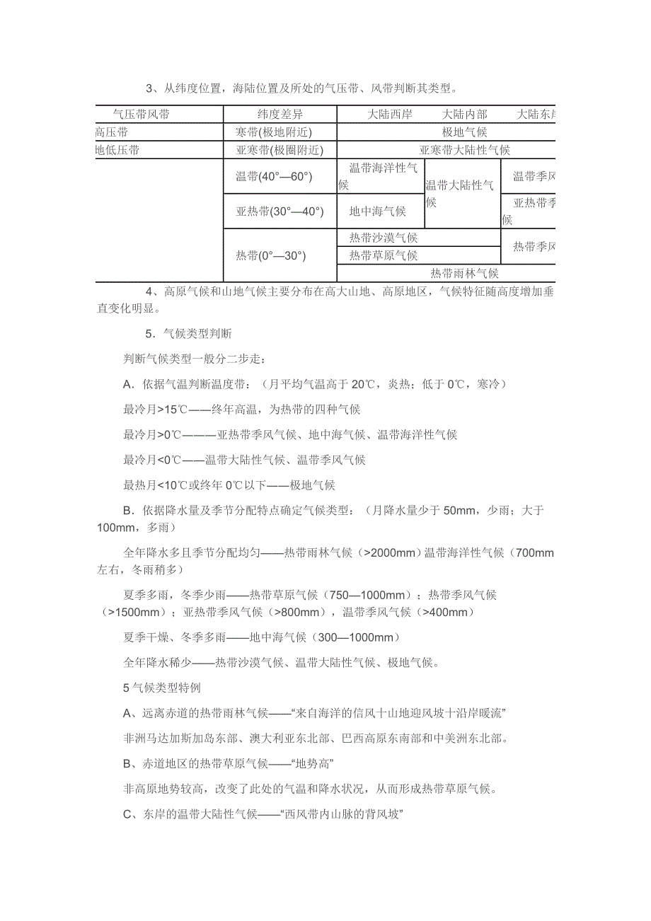 世界主要气候类型的分布规律、特点和成因.doc_第2页