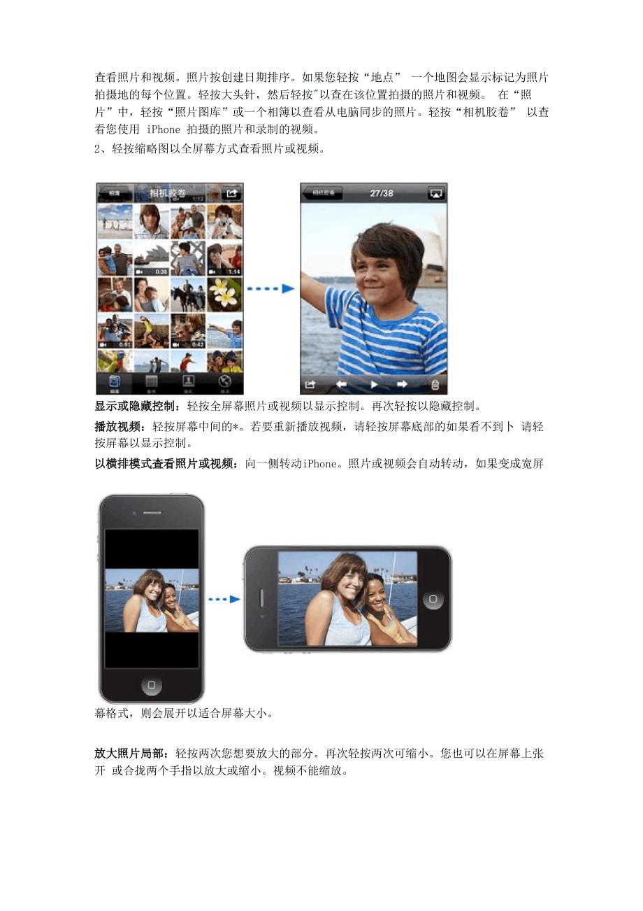 iPhone手机使用手册—“照片”操作说明_第2页