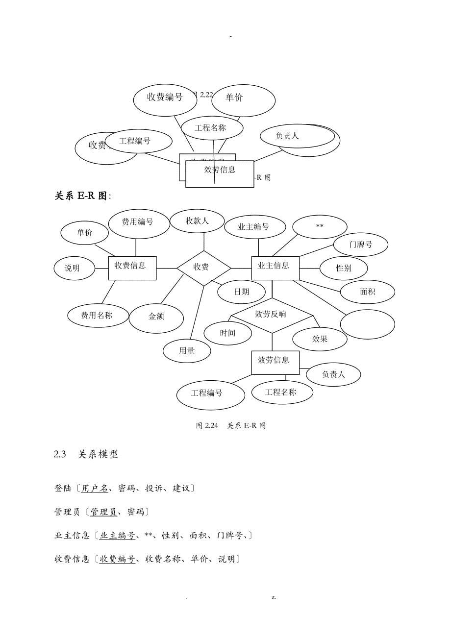 数据库论文-小区物业管理系统_第5页