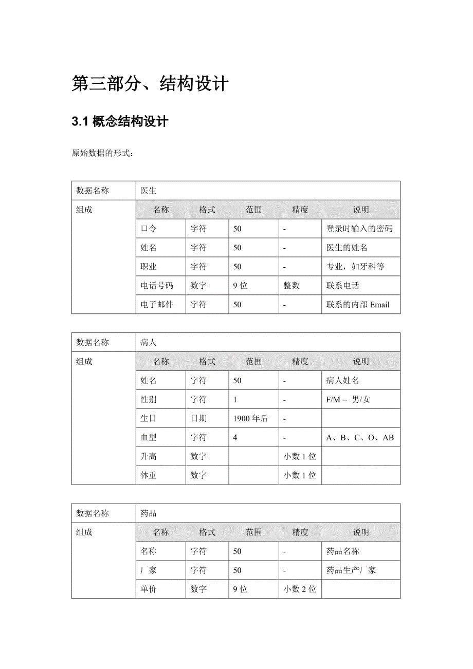 北大青鸟：数据库设计说明书_第5页