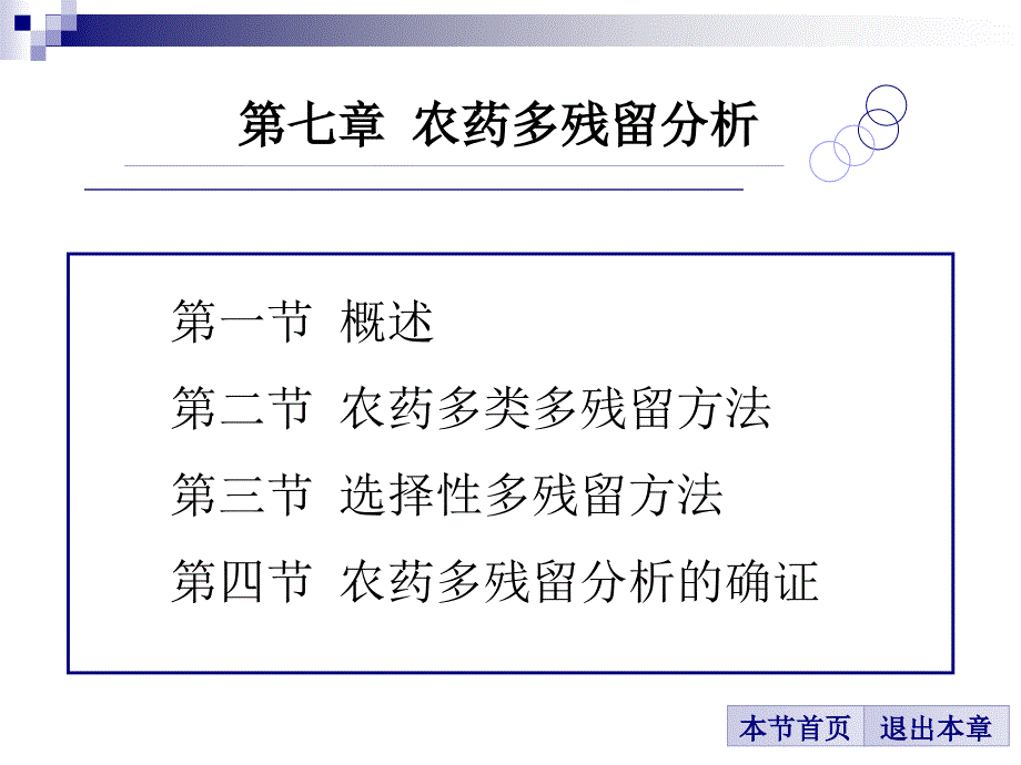 第七章农药多残留分析PPT课件_第3页