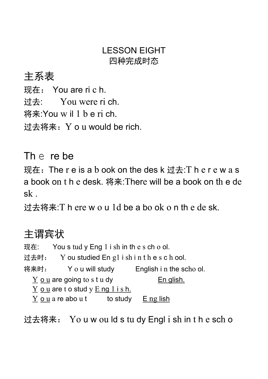 四种完成时态_第3页