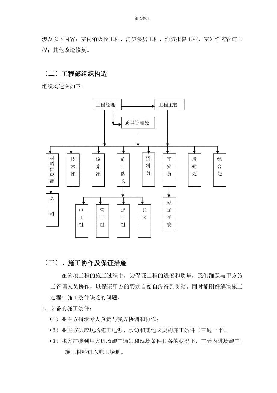 技术标消防范本_第5页