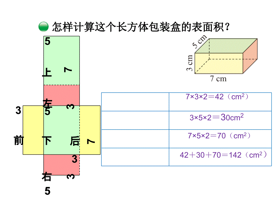 《长方体的表面积》PPT课件_第4页