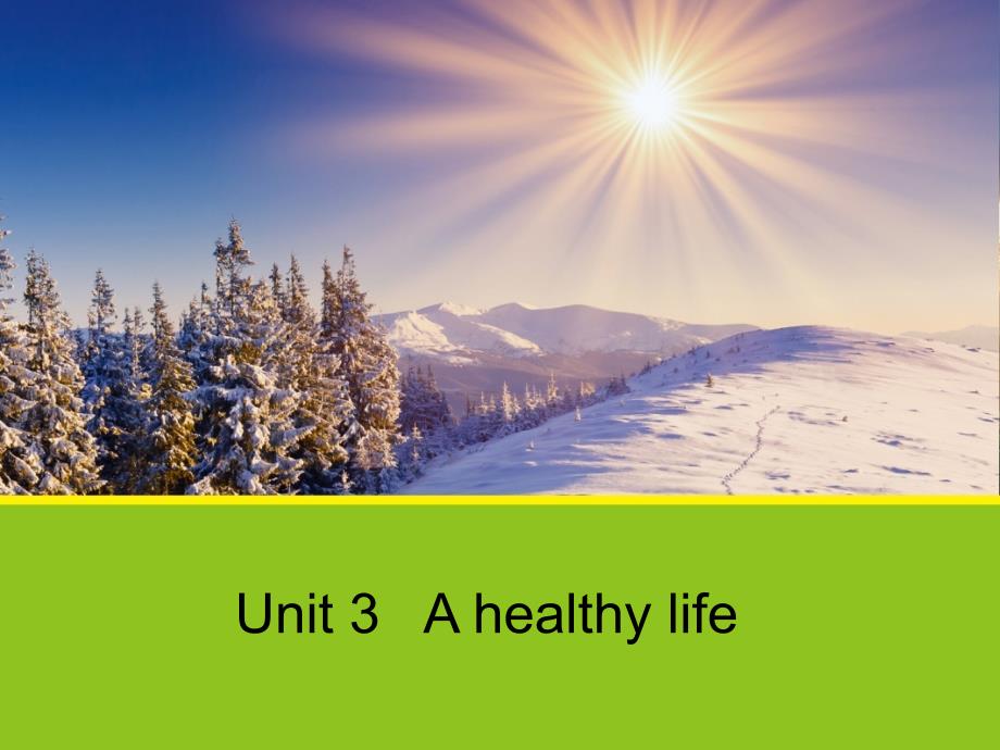 高中英语 Unit 3 A healthy life Using language 1课件 新人教版选修61_第1页