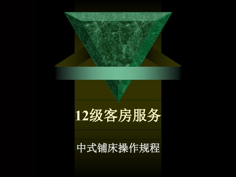 中式铺床操作规程_第1页