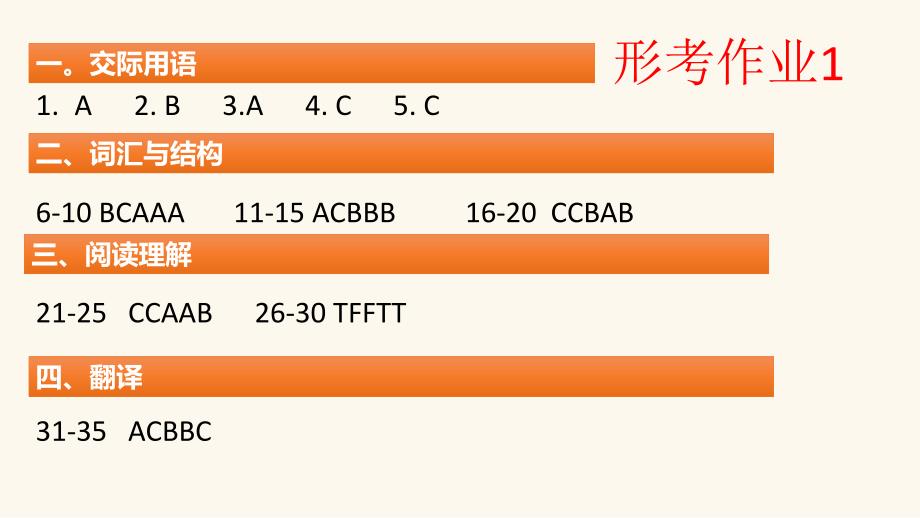 电大人文英语(1)-形考任务答案课件_第2页