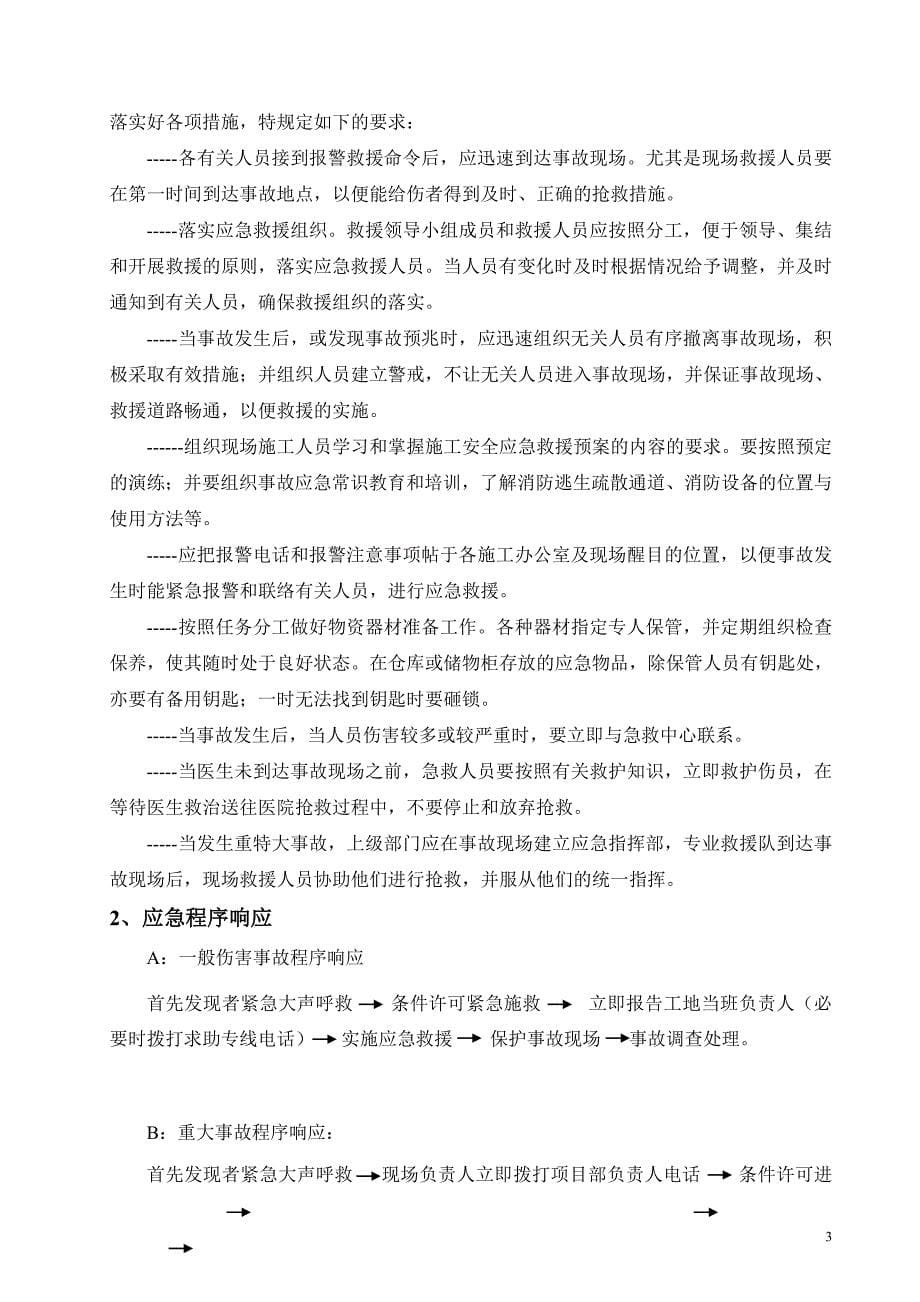 xx暖通安装工程应急救援预案_第5页