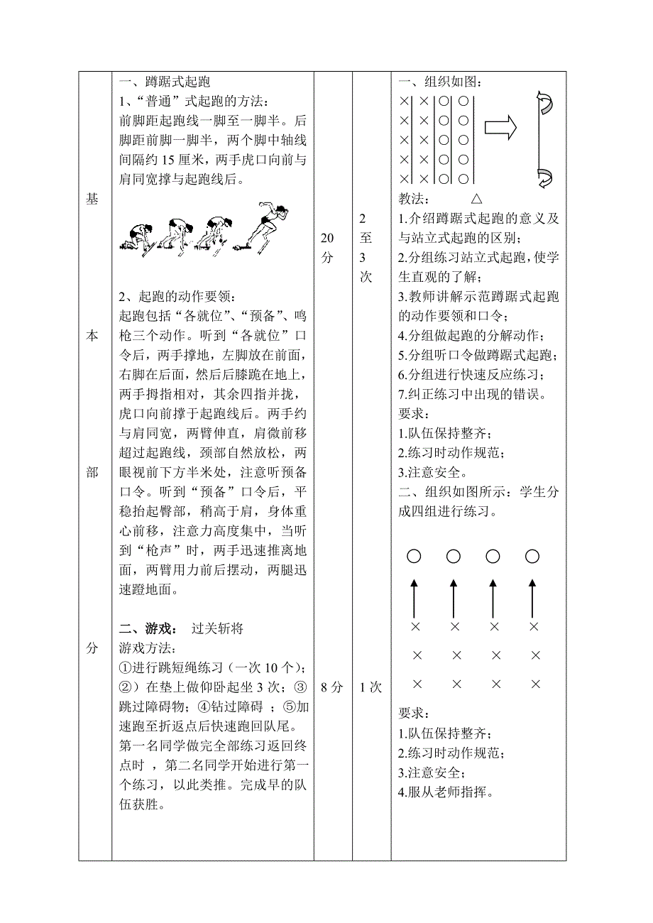 蹲踞式起跑教学设计.doc_第3页