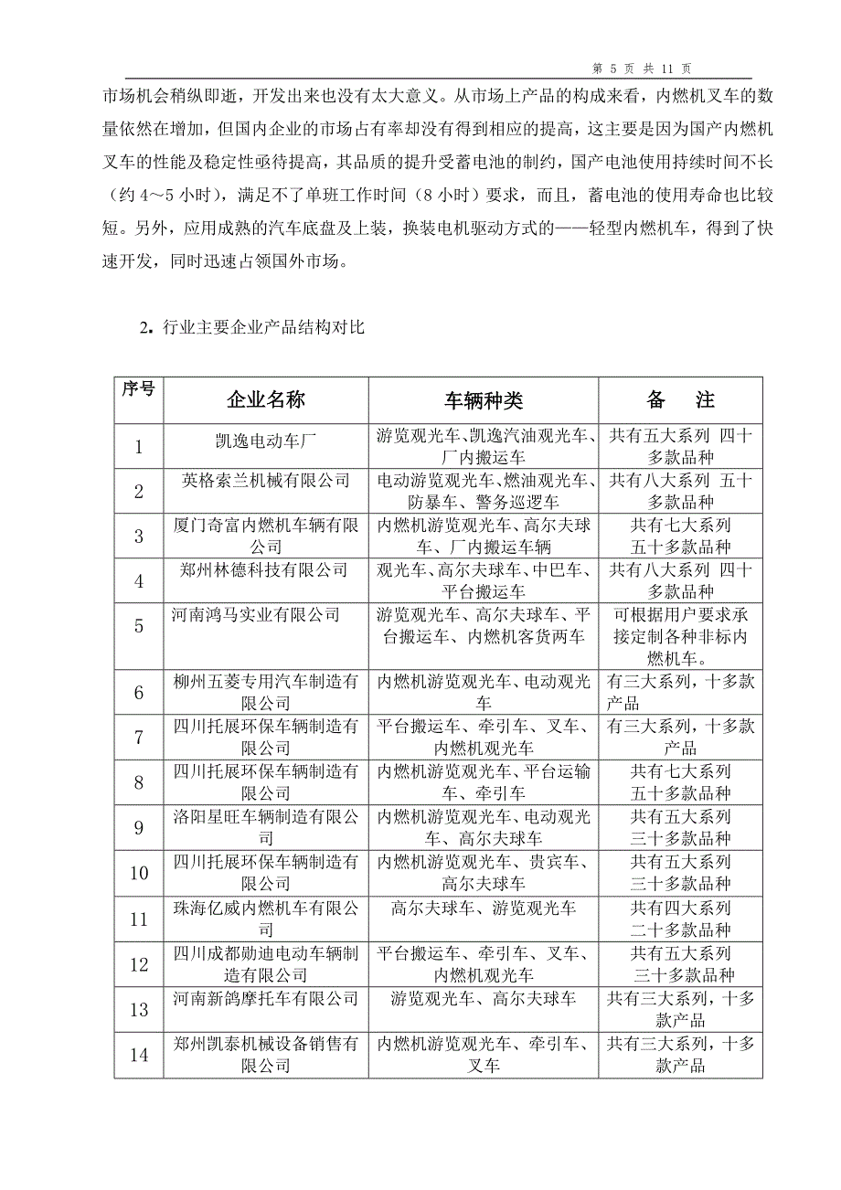 内燃机观光车辆开发可行性分析研究报告.doc_第5页