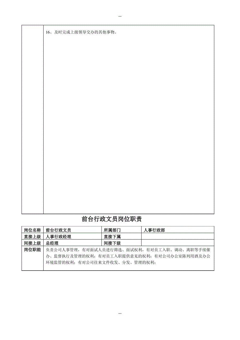 行政部部门岗位职能_第4页