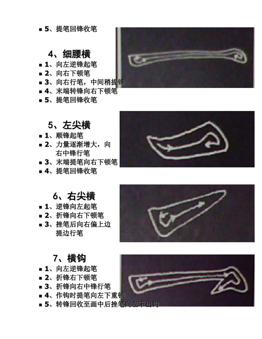 毛笔楷书入门教程_第3页