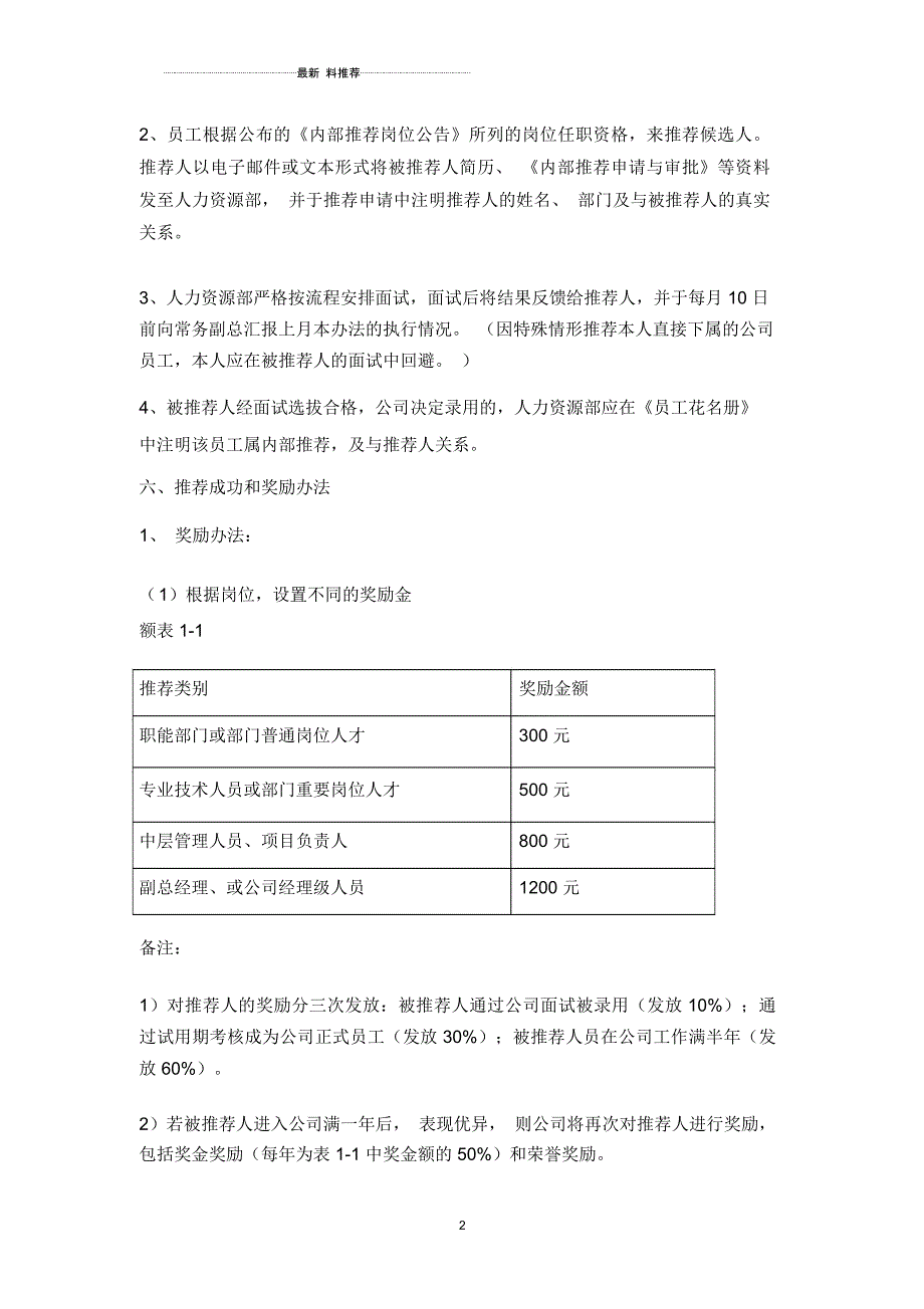 内部推荐奖励制度_第2页