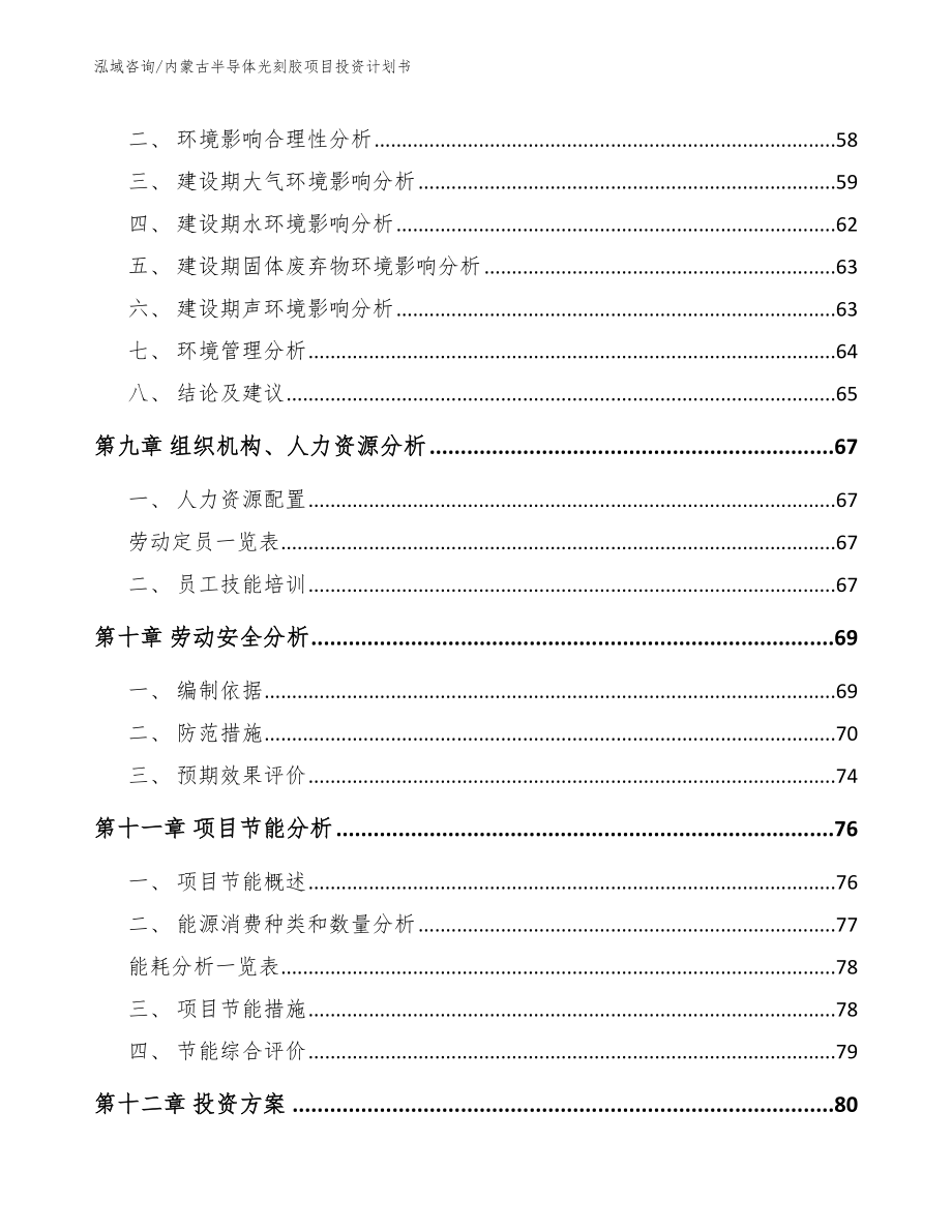内蒙古半导体光刻胶项目投资计划书_第3页