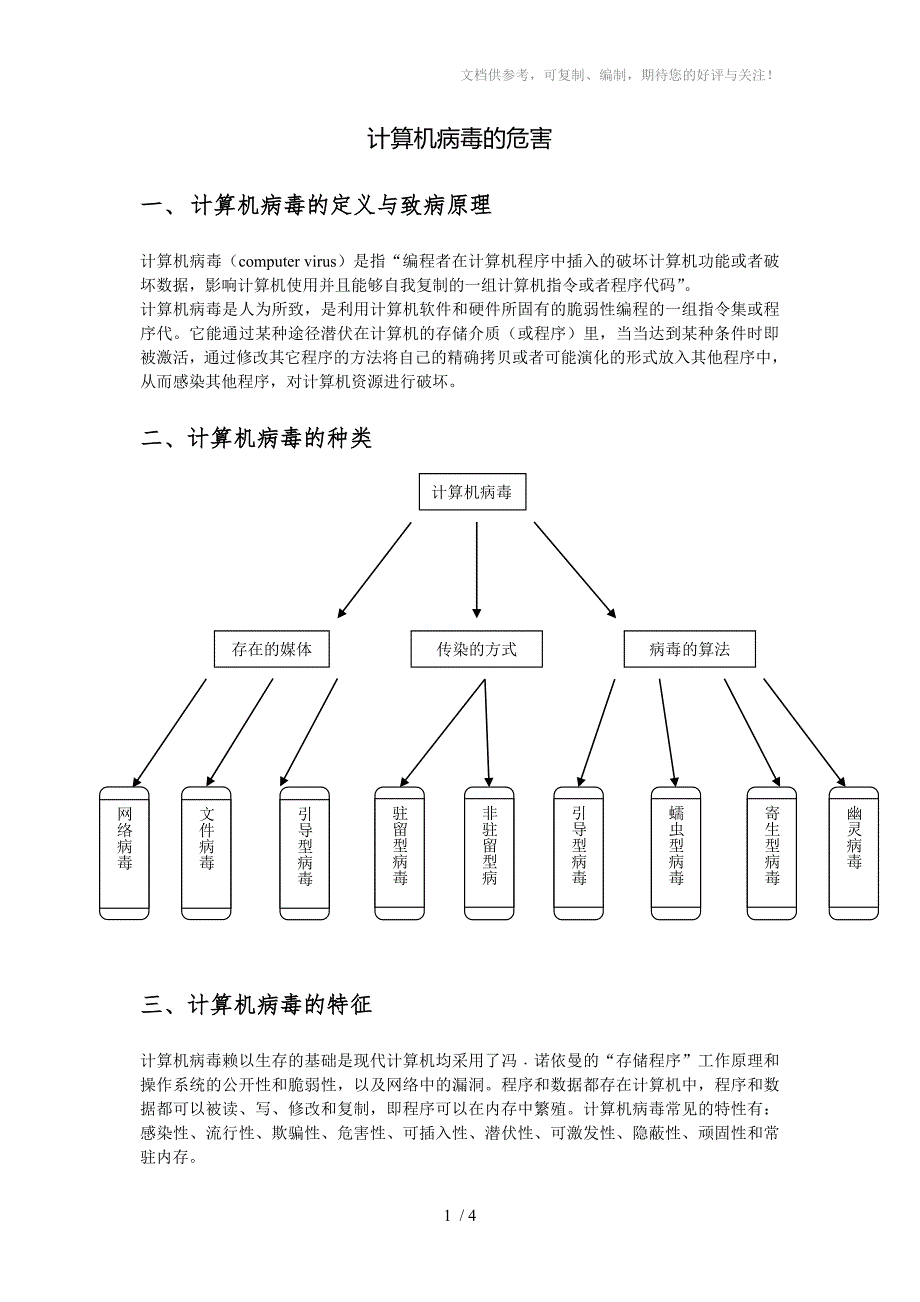 计算机病毒的危害_第1页