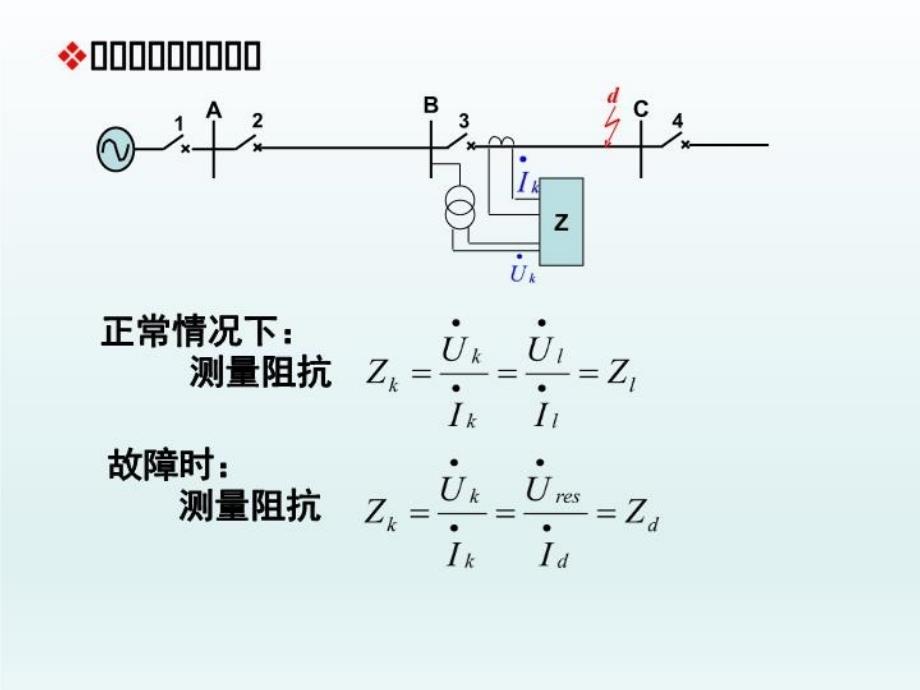 最新单侧电源辐射网络相间短路的距离保护PPT课件_第4页