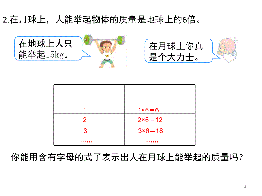 人教版小学五年级数学上册简易方程课堂PPT_第4页