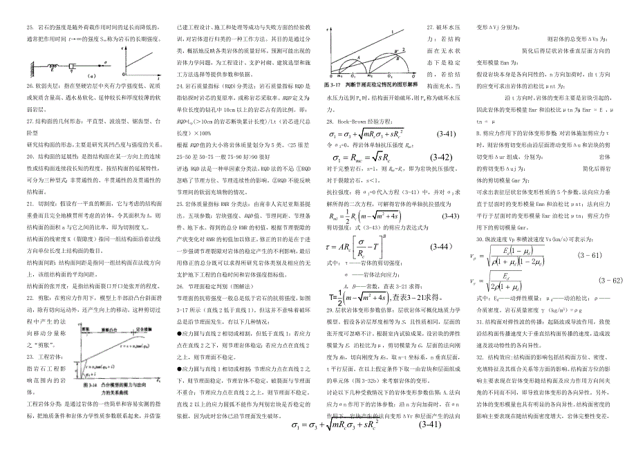 岩体力学复习资料(小抄版).doc_第2页