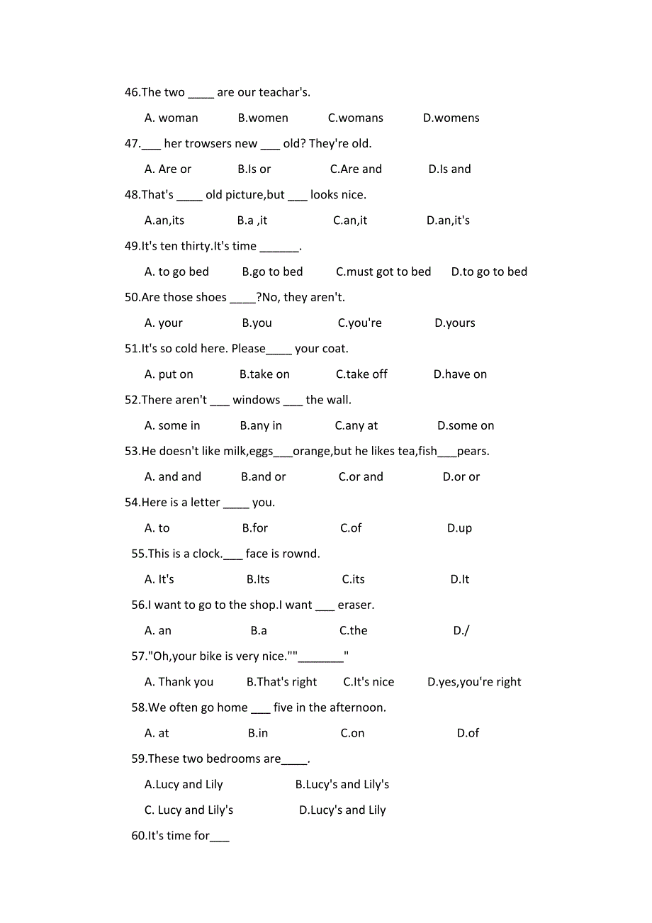 初中英语作业_第5页