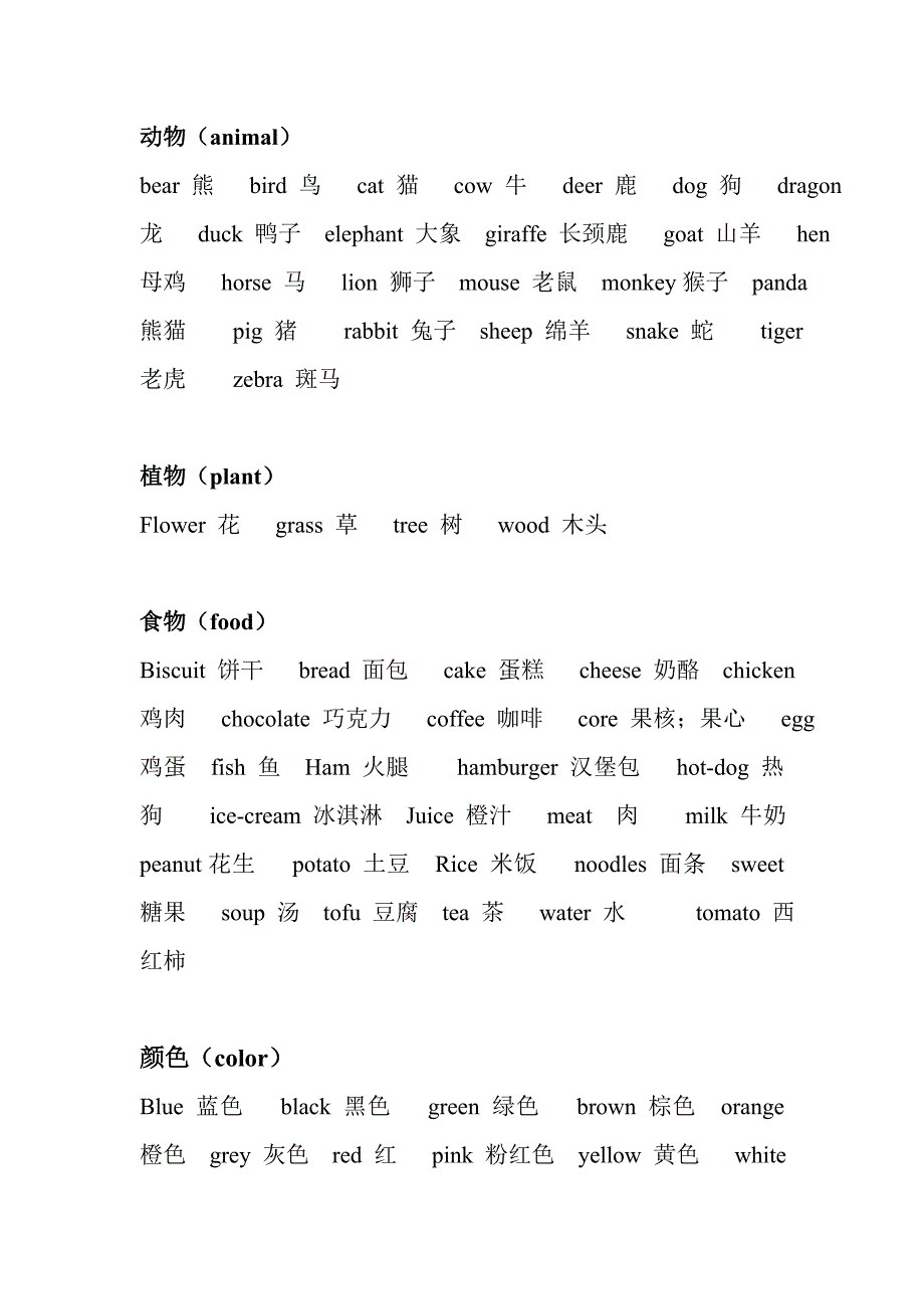 英语单词归类.doc_第1页