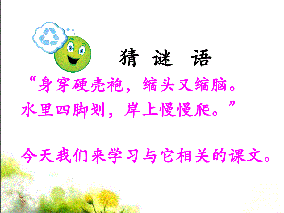 《小乌龟笑了》教学课件_第1页