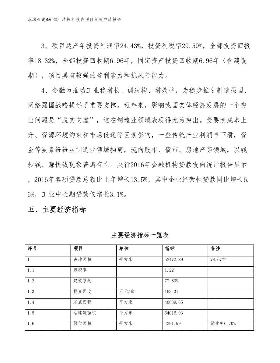 造板机投资项目立项申请报告_第5页