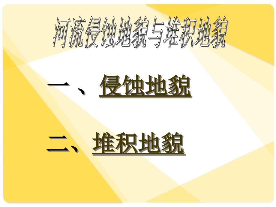 人教版地理必修一ppt课件河流地貌的发育_第3页