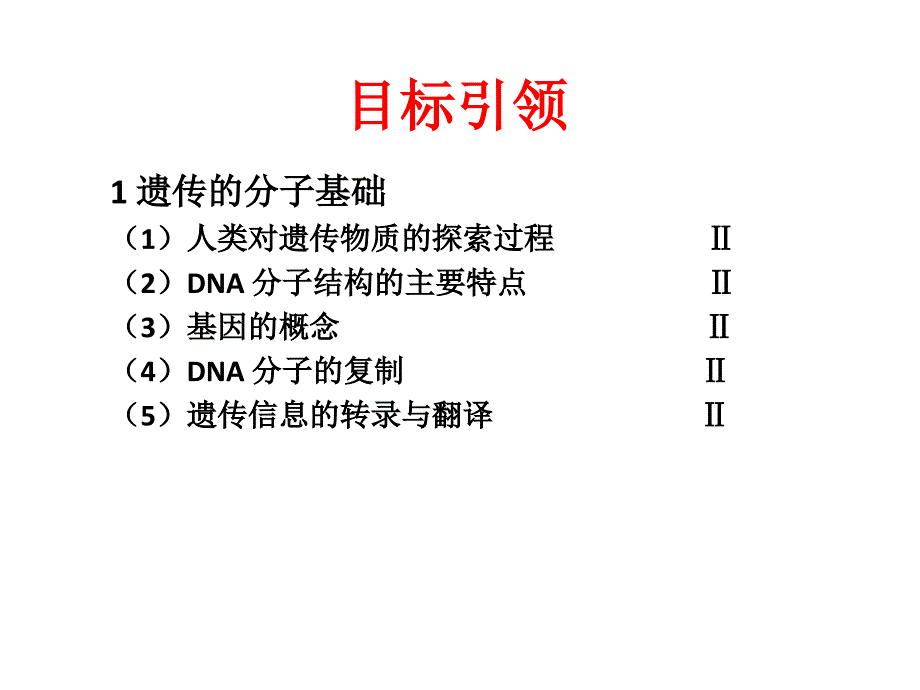 遗传的分子基础二轮复习课件_第3页