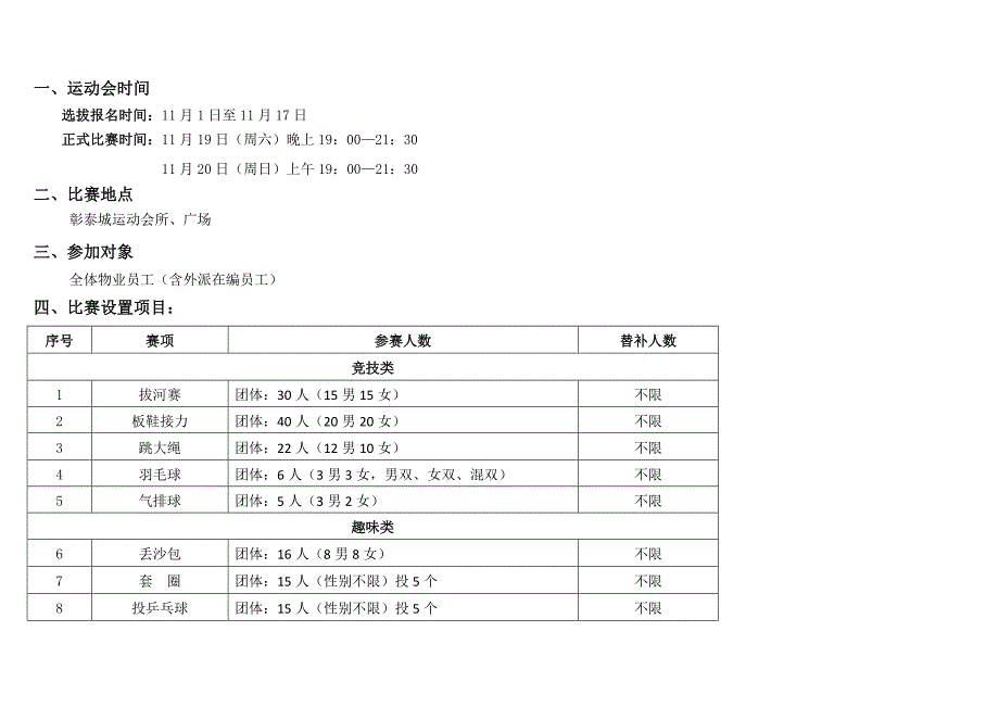 房地产物业员工秋季运动会_第2页