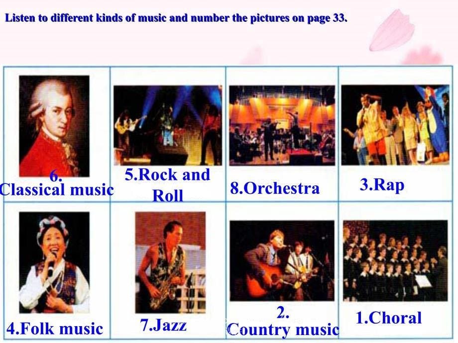 最新外研版必修二Module3_Music全单元课件_第5页