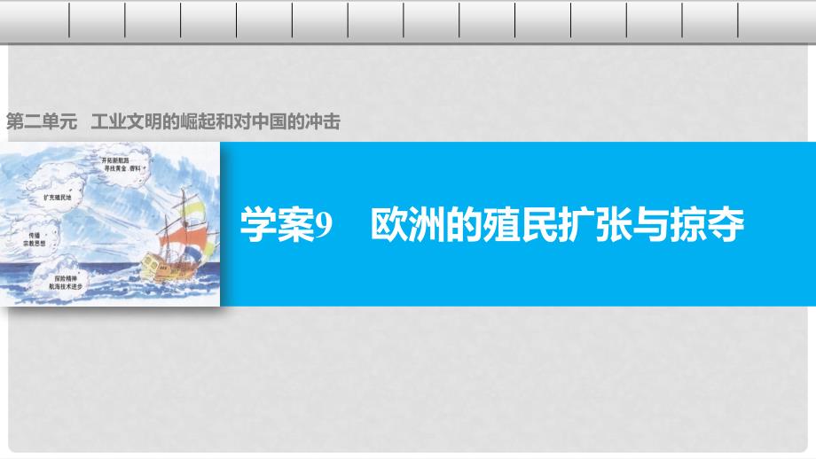 高中历史 第二单元 工业文明的崛起和对中国的冲击 9 欧洲的殖民扩张与掠夺课件 岳麓版必修2_第1页