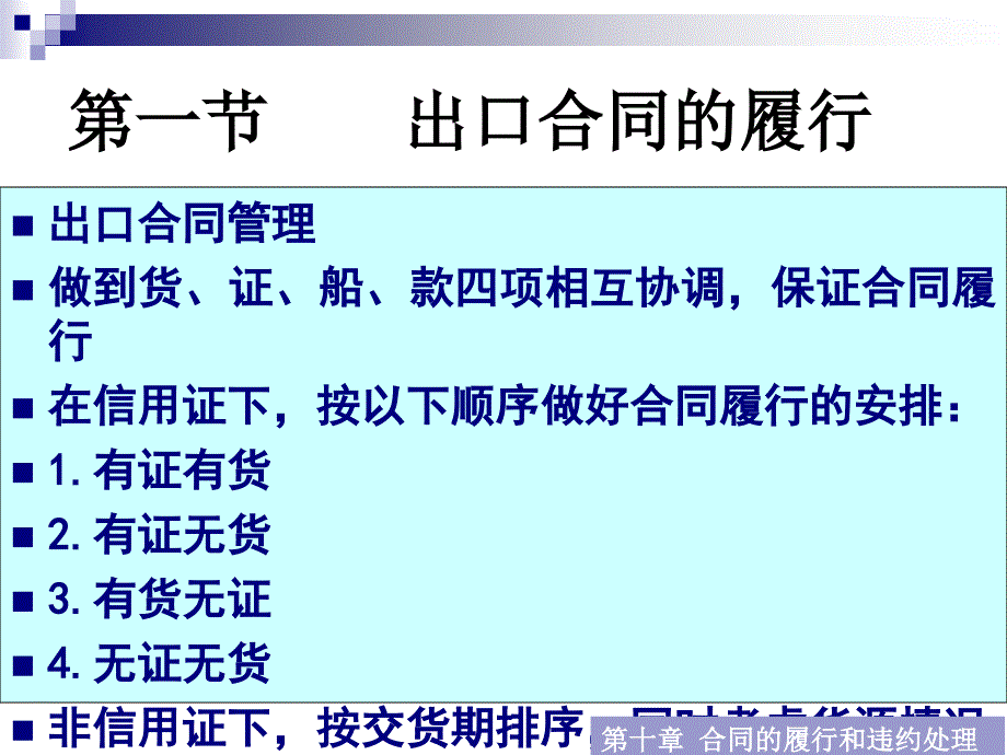 国际贸易实务与案例合同履行_第2页