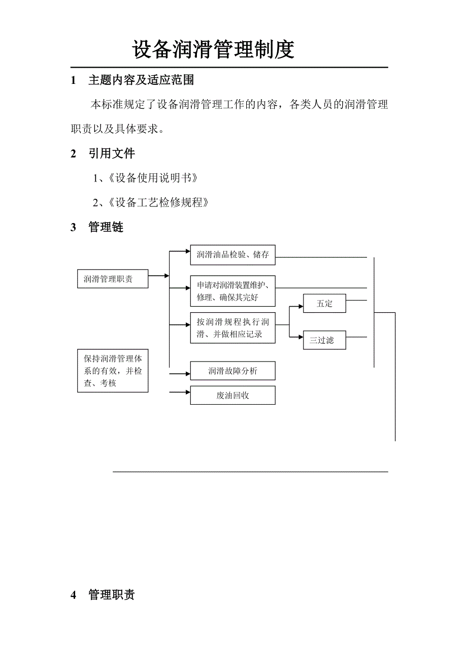 设备润滑管理标准流程_第1页