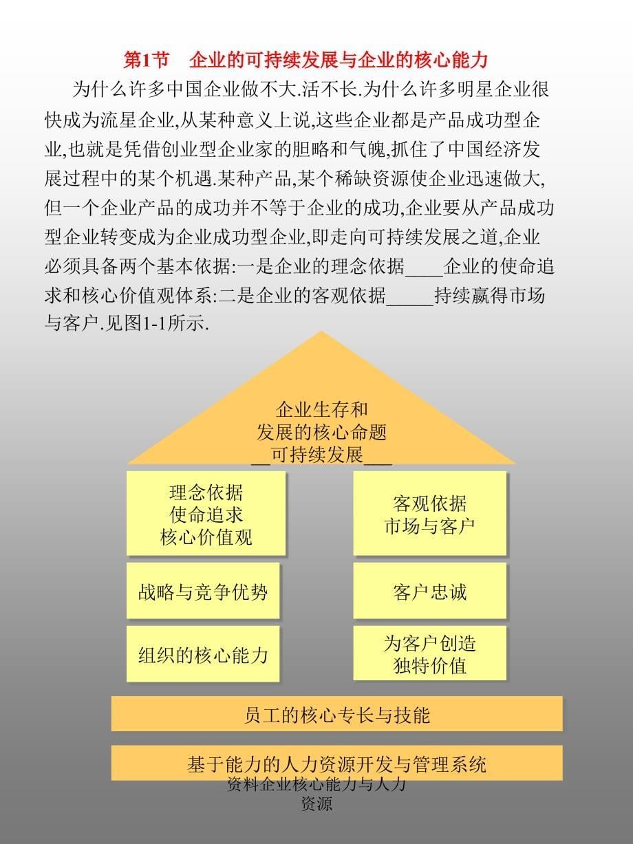 资料企业核心能力与人力资源课件_第5页