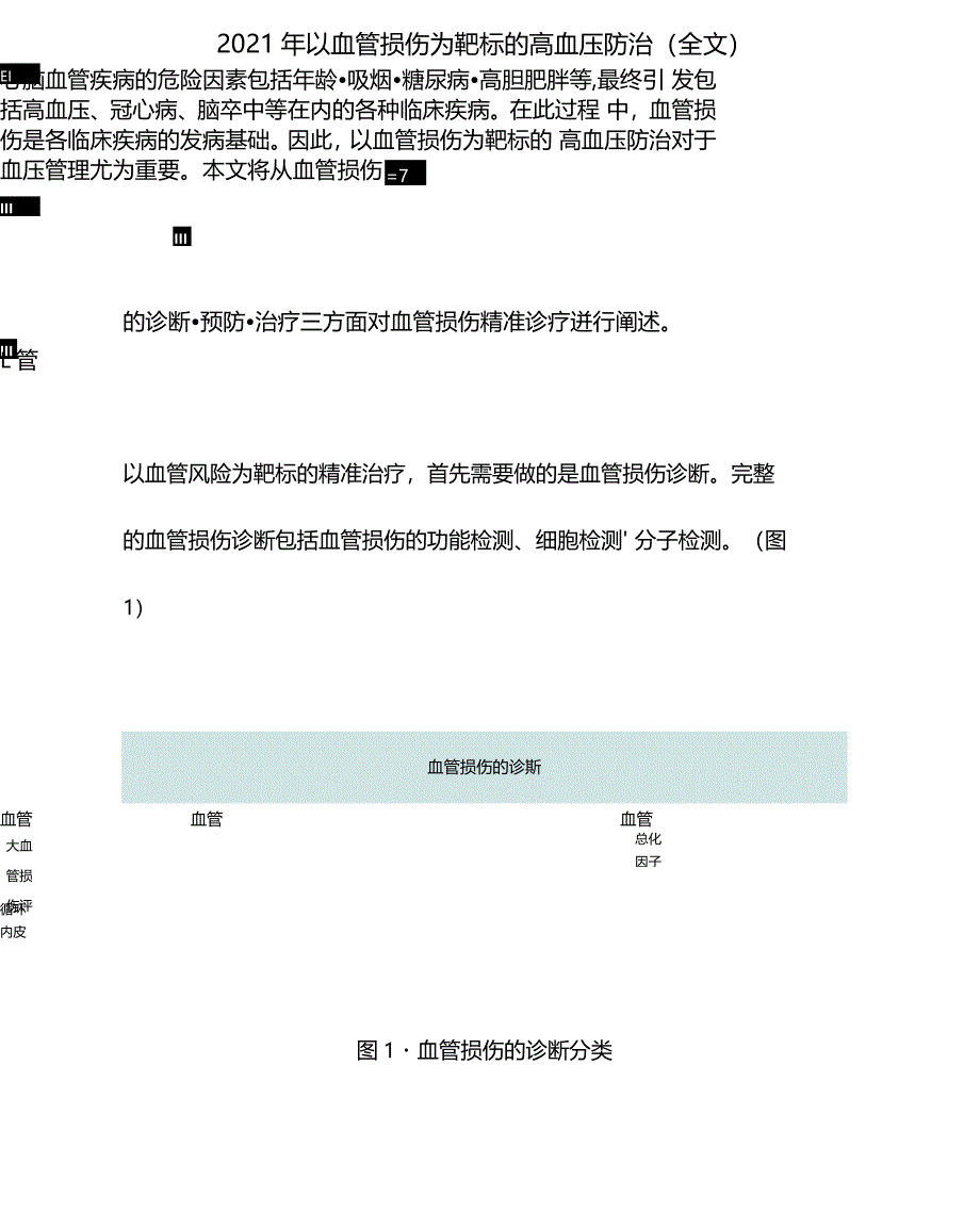 以血管损伤为靶标的高血压防治全文_第1页