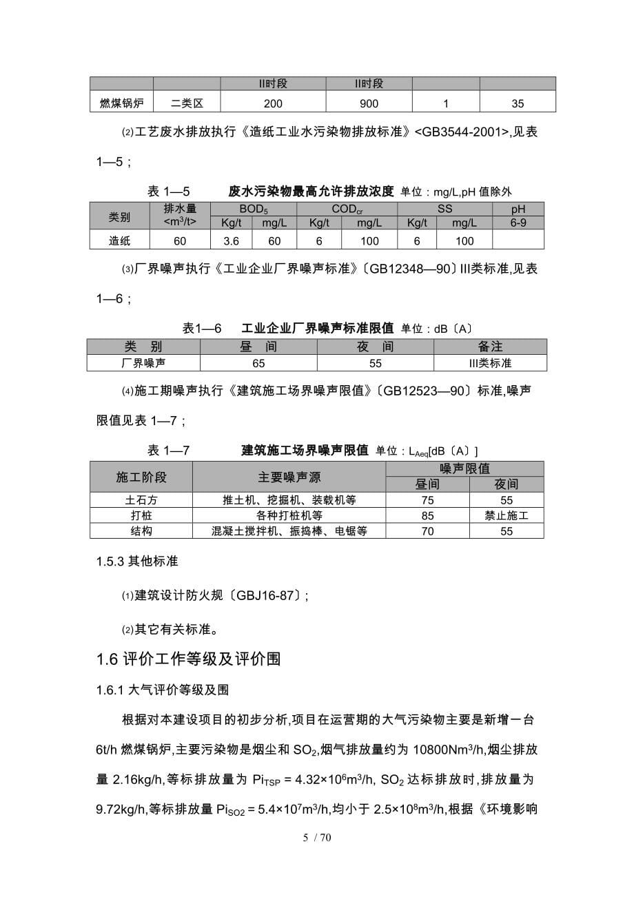 箱板纸生产线项目报告书报批稿QL_第5页