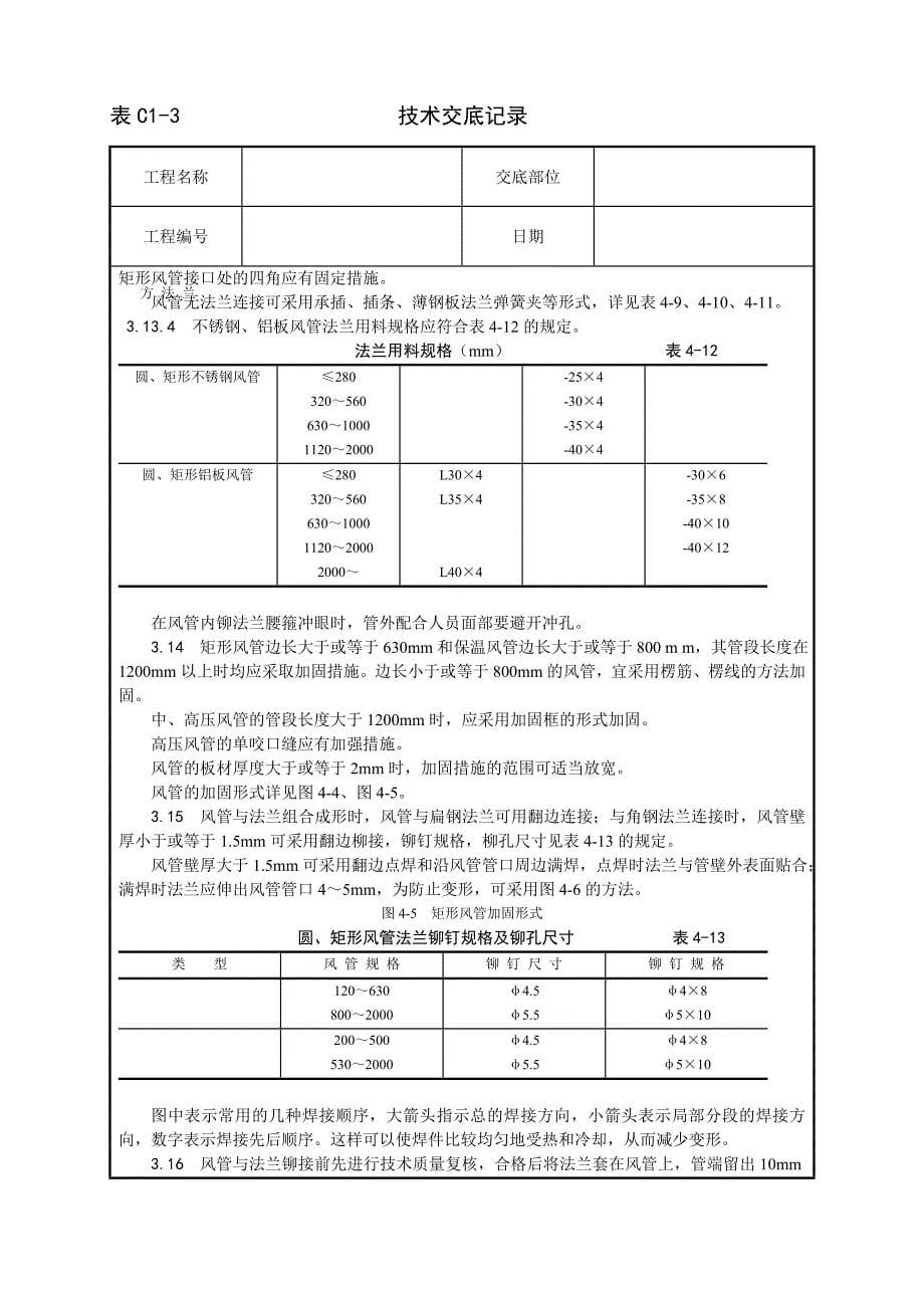 金属风管制作施工工艺_第5页