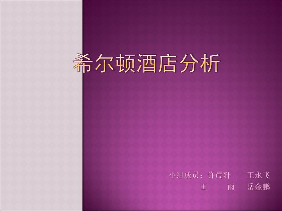希尔顿酒店服务营销分析_第1页
