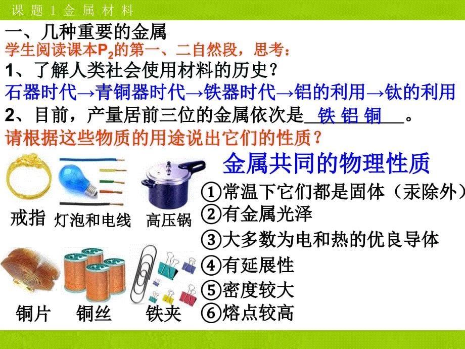 人教版九年级化学金属材料.ppt_第5页