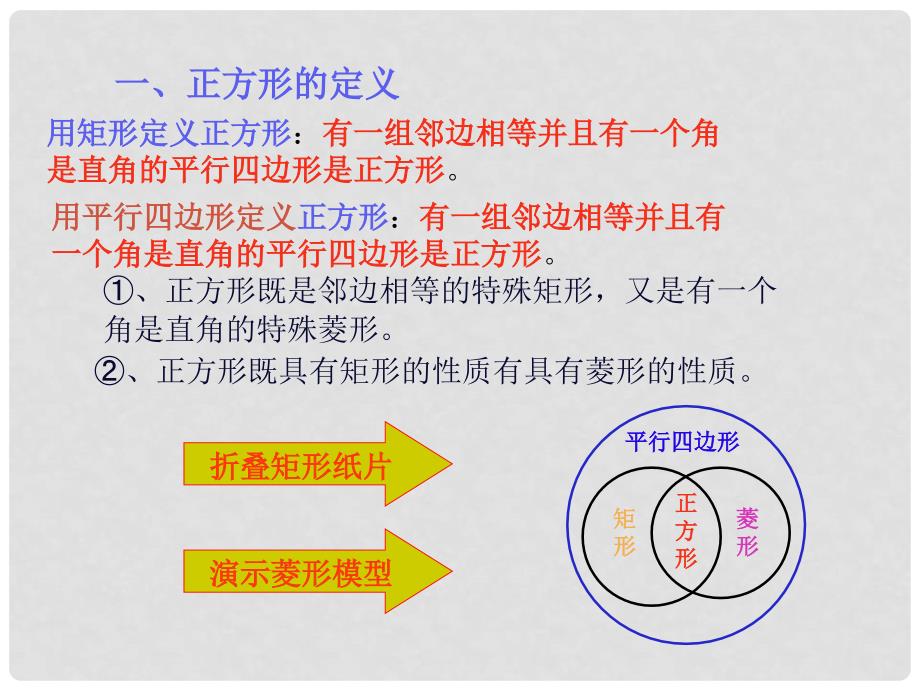 山东省泰安市迎学校七年级数学下册 9.4 矩形与正方形（第二课时）课件 鲁教版_第2页