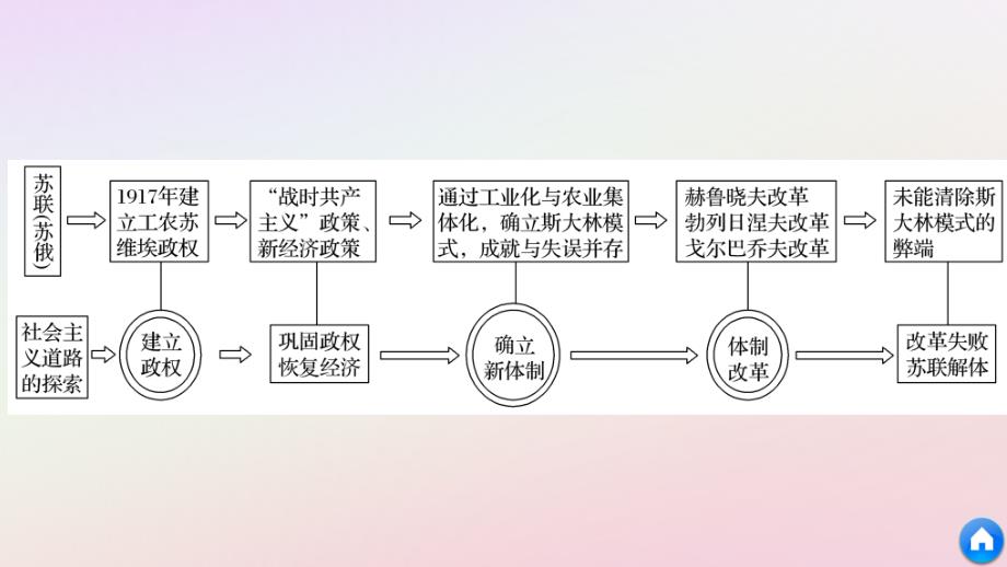 2018-2019学年高中历史 专题七 苏联社会主义建设的经验与教训专题学习总结课件 人民版必修2_第4页