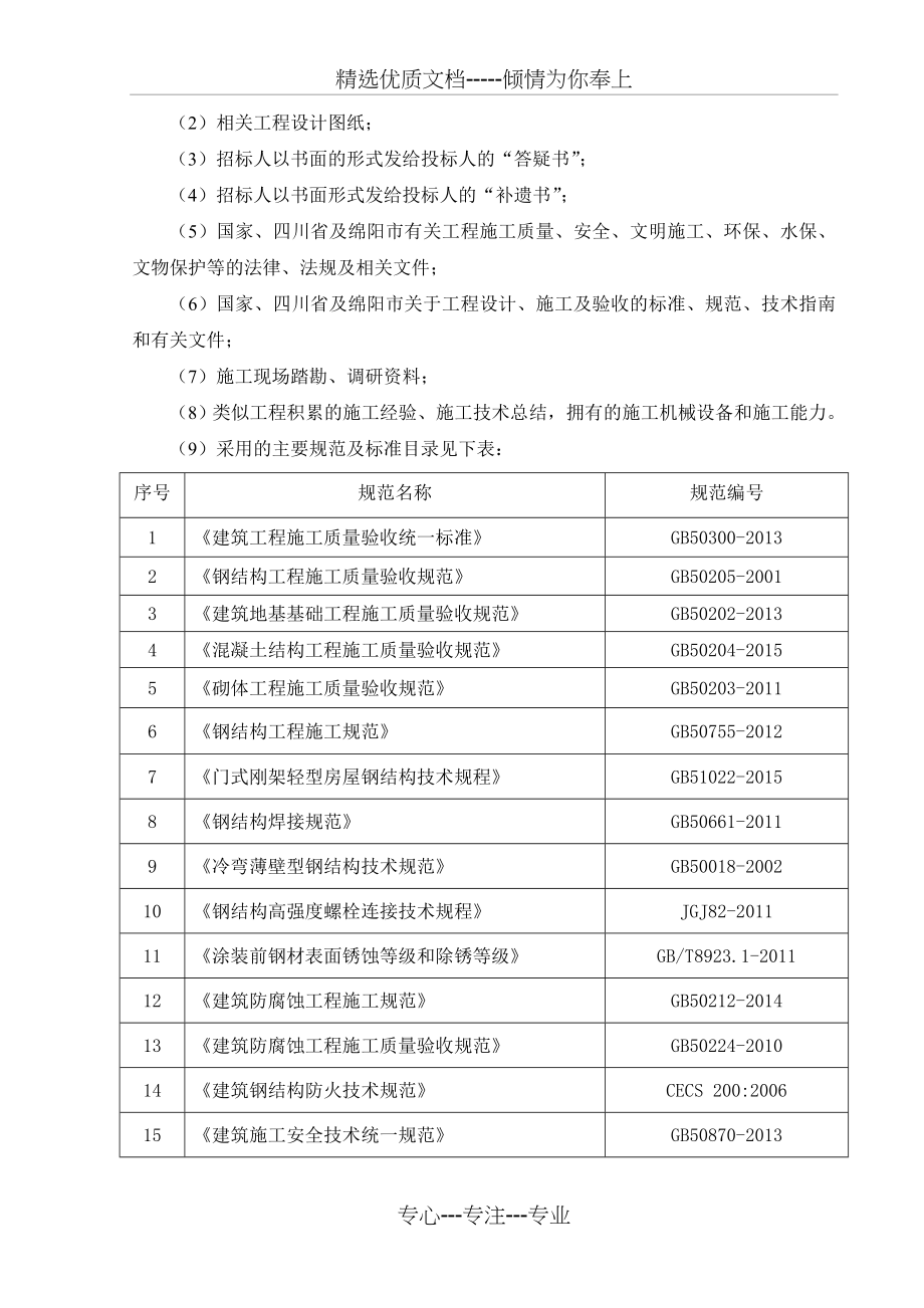 钢结构厂房施工组织设计(共151页)_第4页